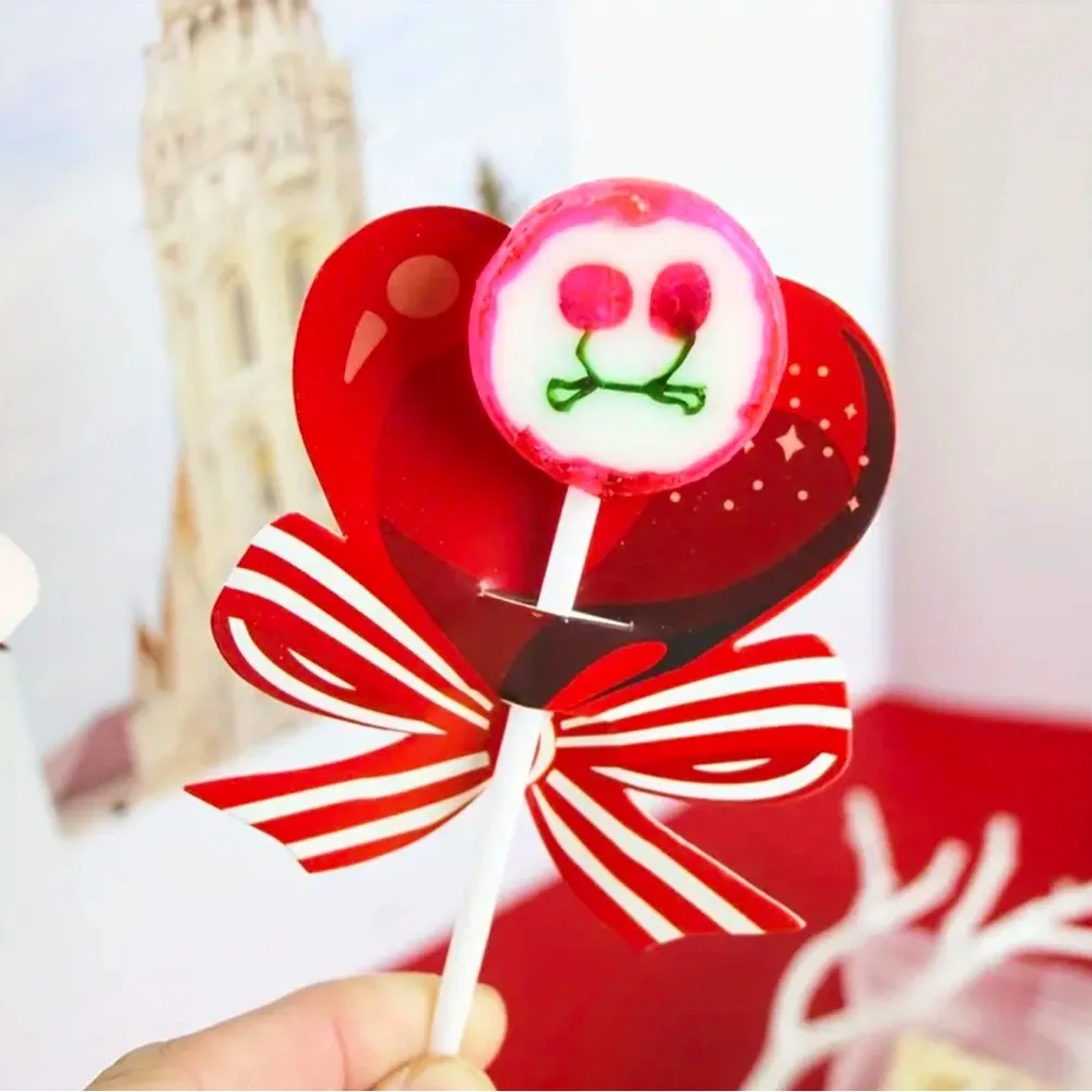 NWT-Red Heart-Shaped Lollipop Cards